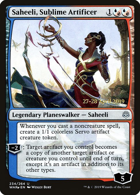 Saheeli, Sublime Artificer [Foil]