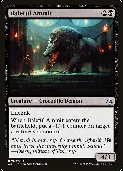Baleful Ammit [Foil]