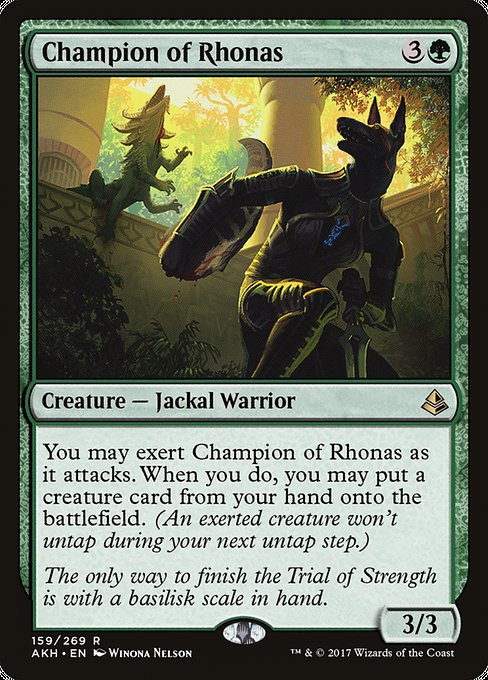 Champion of Rhonas [Foil]