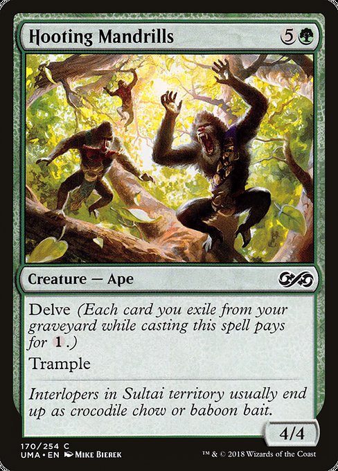 Hooting Mandrills [Foil]