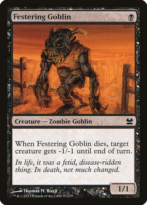 Festering Goblin [Foil]
