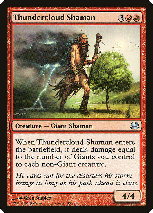 Thundercloud Shaman [Foil]