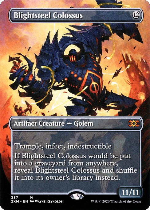 Blightsteel Colossus [Borderless Foil]