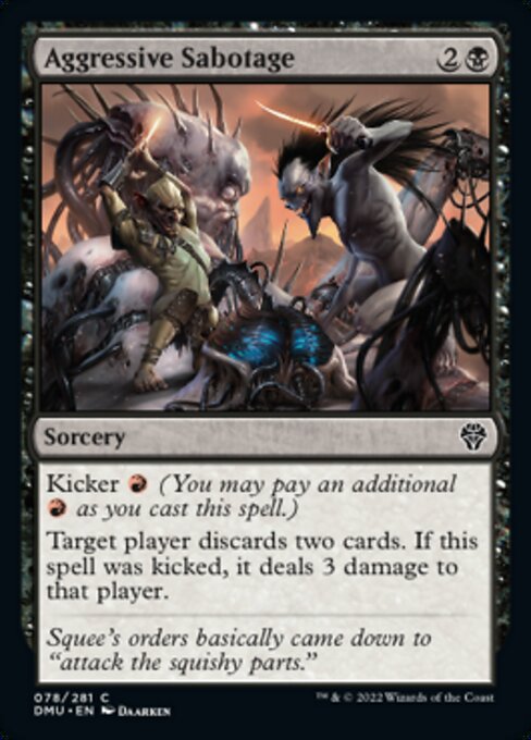 Aggressive Sabotage [Foil]