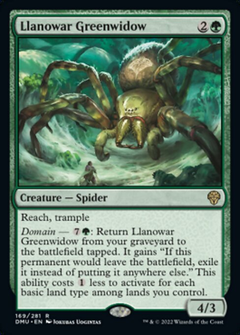 Llanowar Greenwidow [Foil]