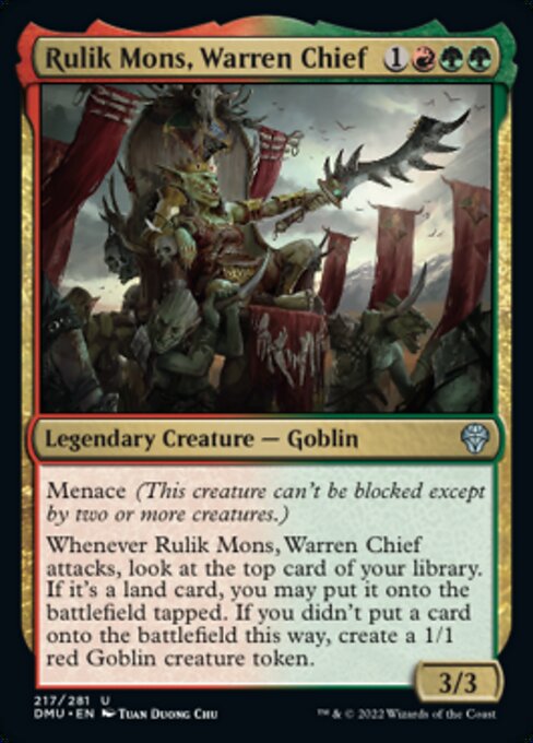 Rulik Mons, Warren Chief [Foil]