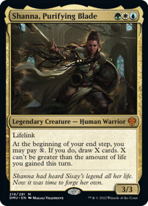 Shanna, Purifying Blade [Foil]