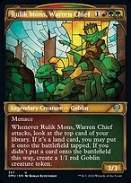 Rulik Mons, Warren Chief [Showcase Foil]