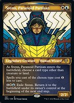Stenn, Paranoid Partisan [Showcase Foil]