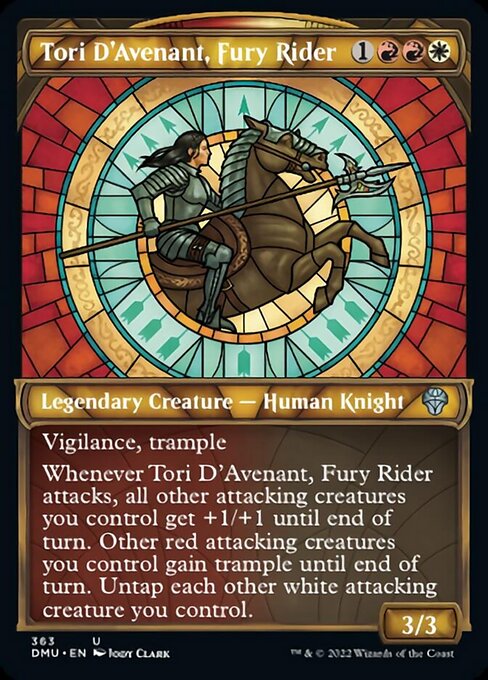 Tori D'Avenant, Fury Rider [Showcase Foil]