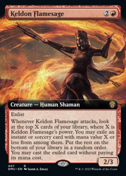Keldon Flamesage [Extended Artwork Foil]