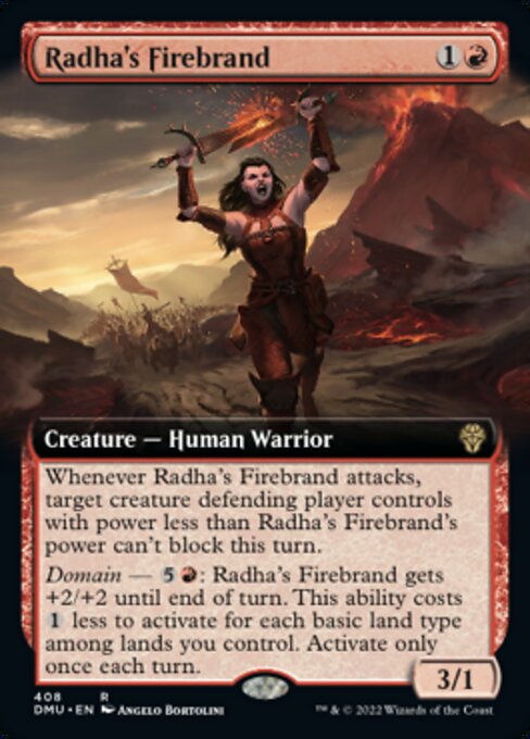Radha's Firebrand [Extended Artwork Foil]