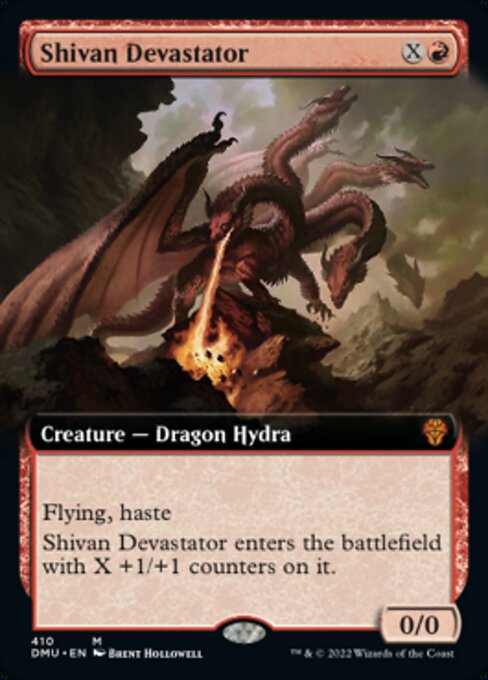 Shivan Devastator [Extended Artwork Foil]