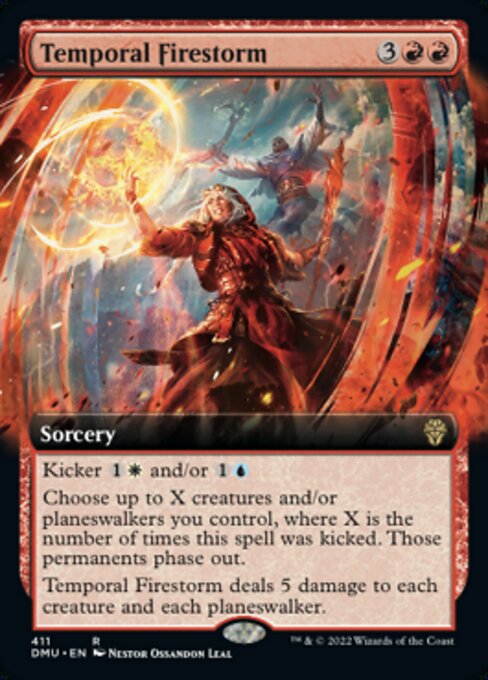 Temporal Firestorm [Extended Artwork Foil]