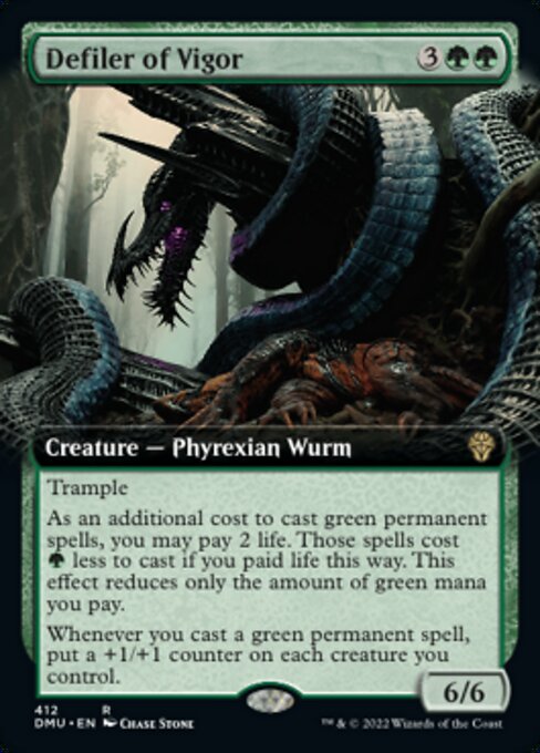 Defiler of Vigor [Extended Artwork Foil]