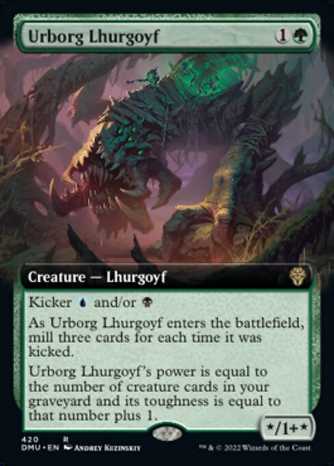 Urborg Lhurgoyf [Extended Artwork Foil]