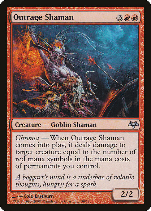 Outrage Shaman [Foil]