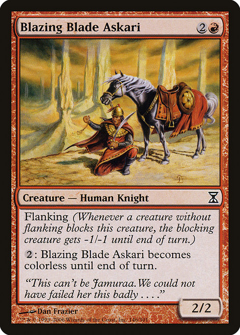 Blazing Blade Askari [Foil]