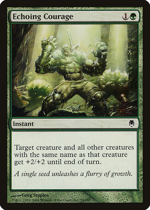 Echoing Courage [Foil]