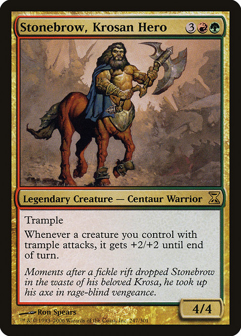 Stonebrow, Krosan Hero [Foil]