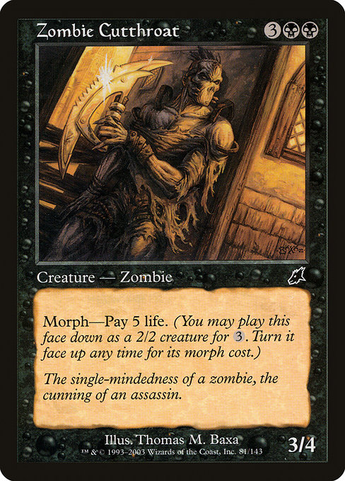 Zombie Cutthroat [Foil]