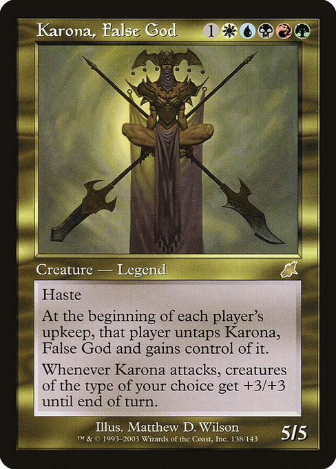 Karona, False God [Foil]