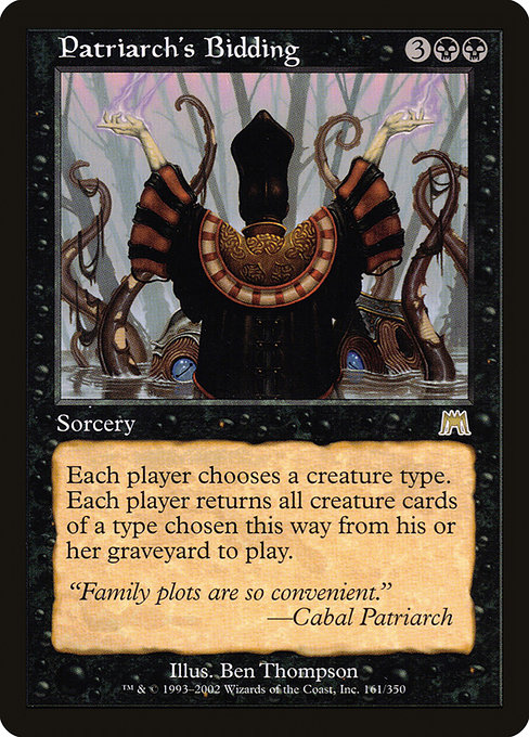 Patriarch's Bidding [Foil]