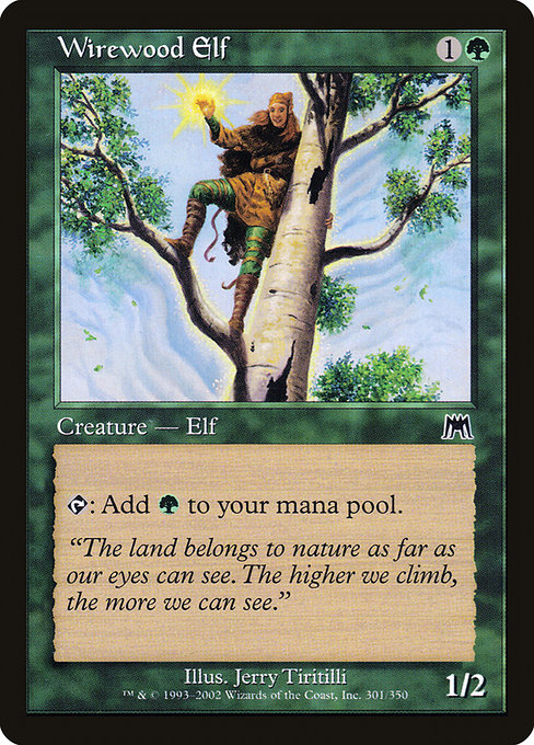 Wirewood Elf [Foil]