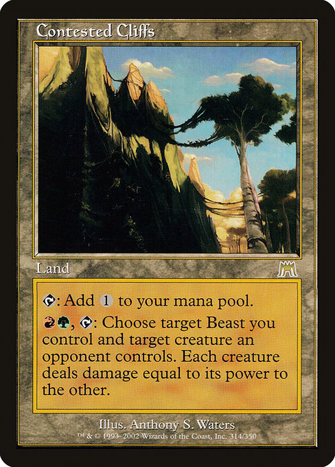 Contested Cliffs [Foil]