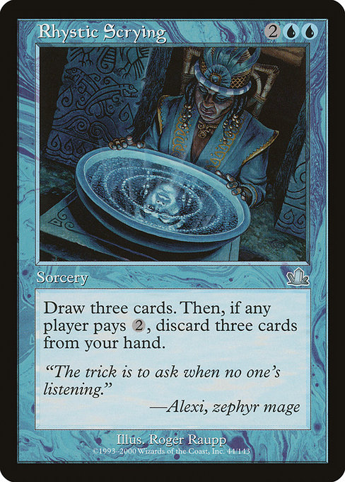Rhystic Scrying [Foil]