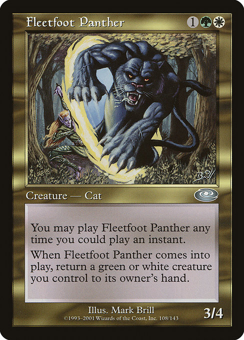 Fleetfoot Panther [Foil]