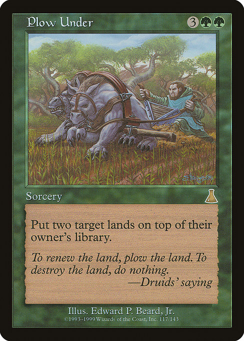 Plow Under [Foil]