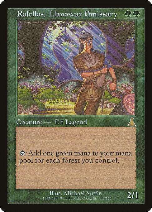 Rofellos, Llanowar Emissary [Foil]