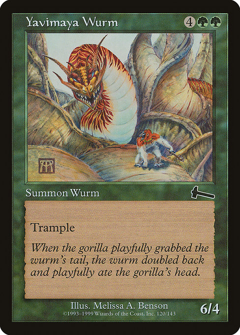 Yavimaya Wurm [Foil]