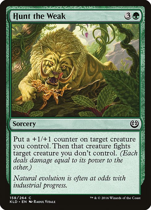 Hunt the Weak [Foil]