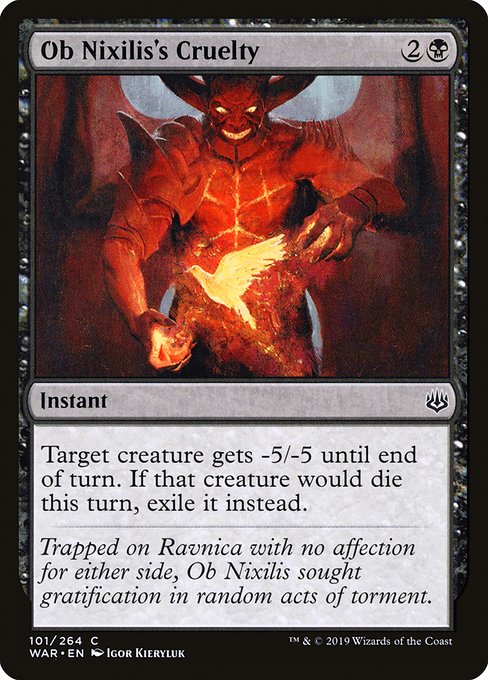 Ob Nixilis's Cruelty [Foil]