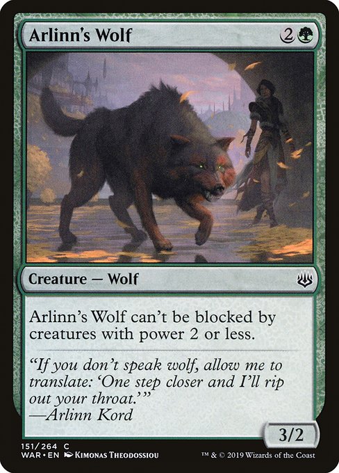 Arlinn's Wolf [Foil]