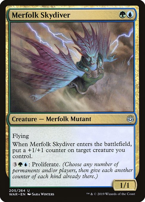Merfolk Skydiver [Foil]
