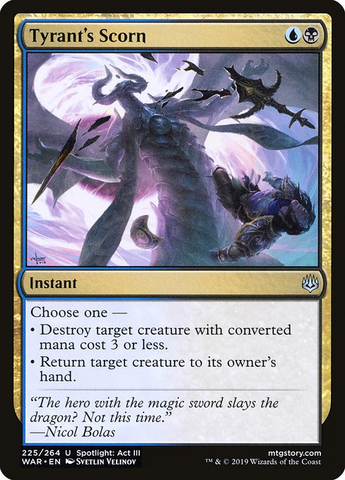Tyrant's Scorn [Foil]