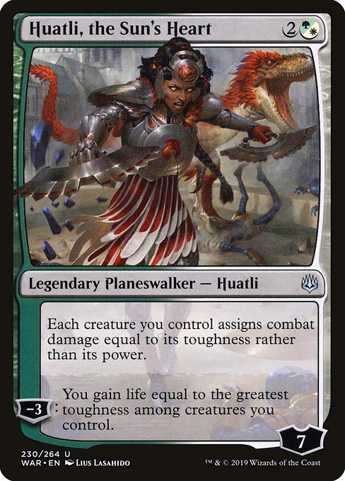 Huatli, the Sun's Heart [Foil]
