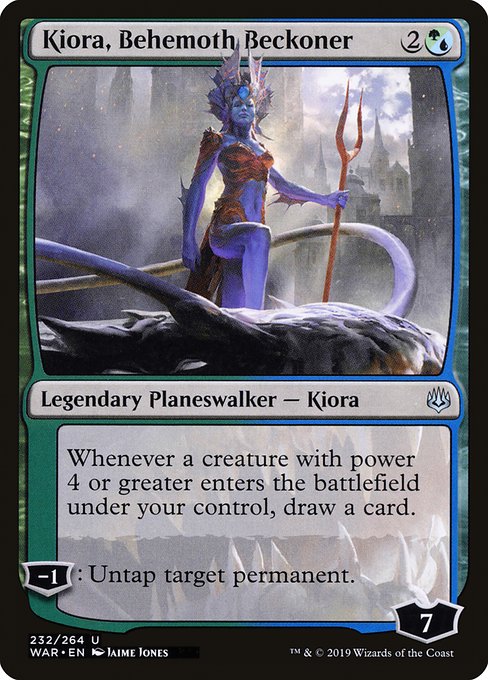 Kiora, Behemoth Beckoner [Foil]