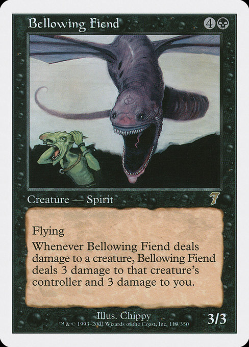 Bellowing Fiend [Foil]