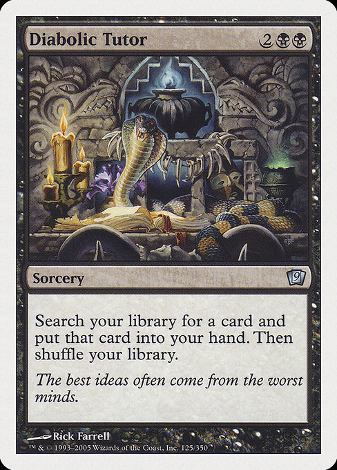 Diabolic Tutor [Foil]