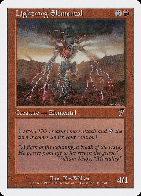Lightning Elemental [Foil]