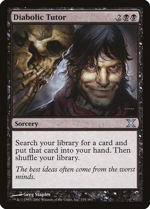 Diabolic Tutor [Foil]