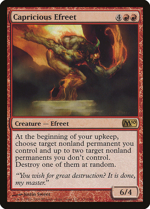 Capricious Efreet [Foil]