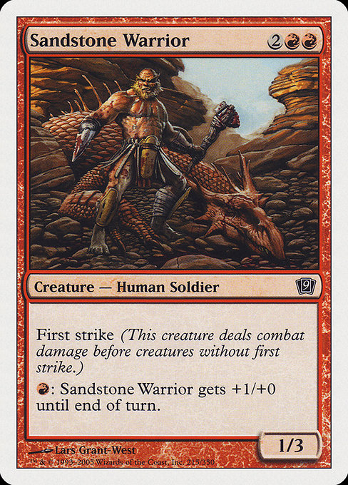 Sandstone Warrior [Foil]