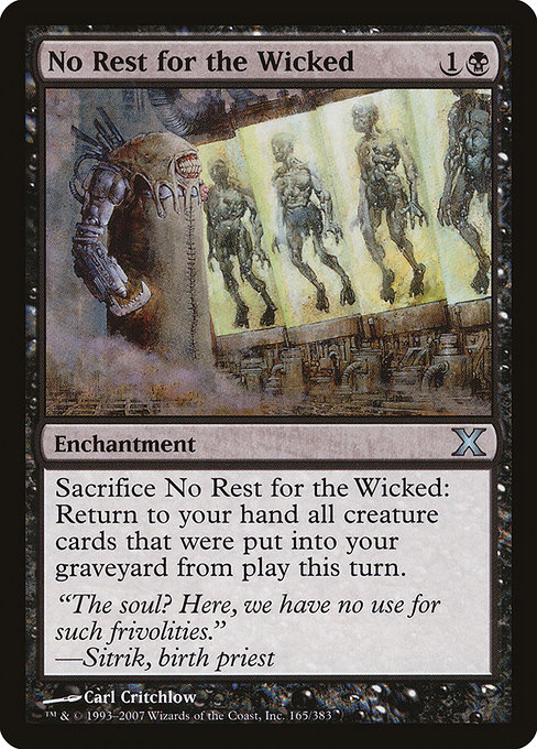 No Rest for the Wicked [Foil]