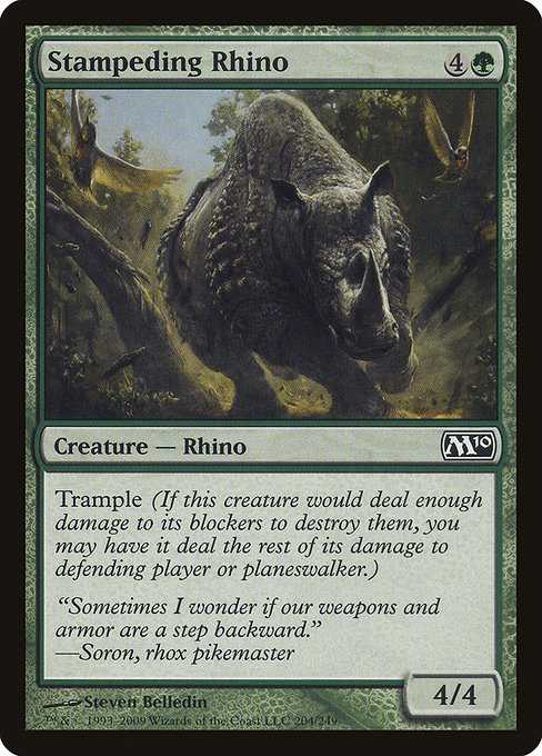 Stampeding Rhino [Foil]