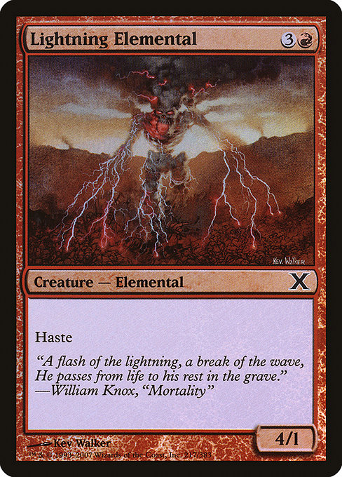 Lightning Elemental [Foil]